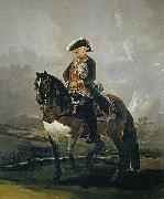 Francisco de Goya Carlos IV a caballo painting